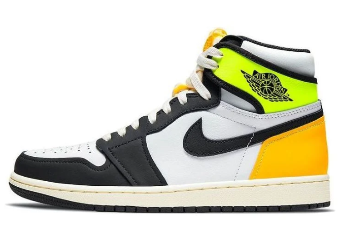 Air Jordan 1 Retro High OG 'Volt Gold' 555088-118 （124）