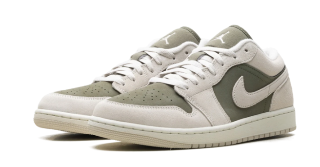 Air Jordan 1 Low SE Medium Olive Sail HV4089 201  （123）