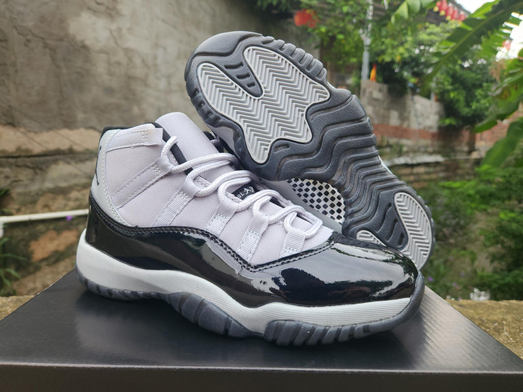Air Jordan 11 Sneakers – Grey & Black