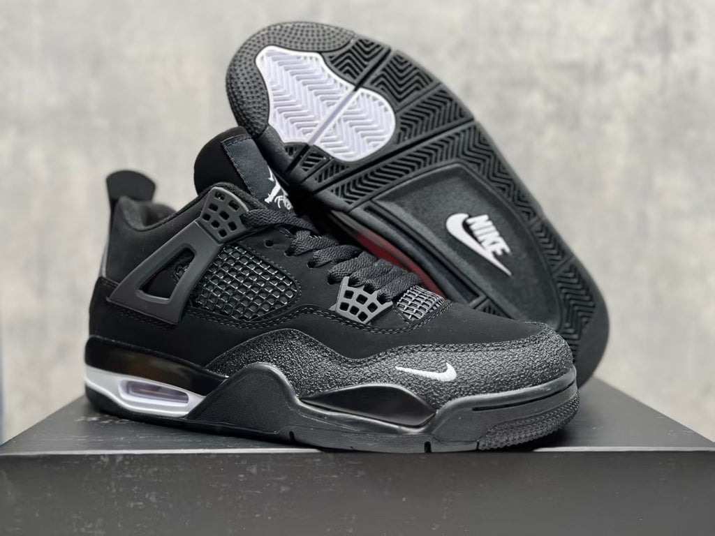 Air Jordan 4 Retro Black Motorsport 36‑47.5 Half‑Sizes
