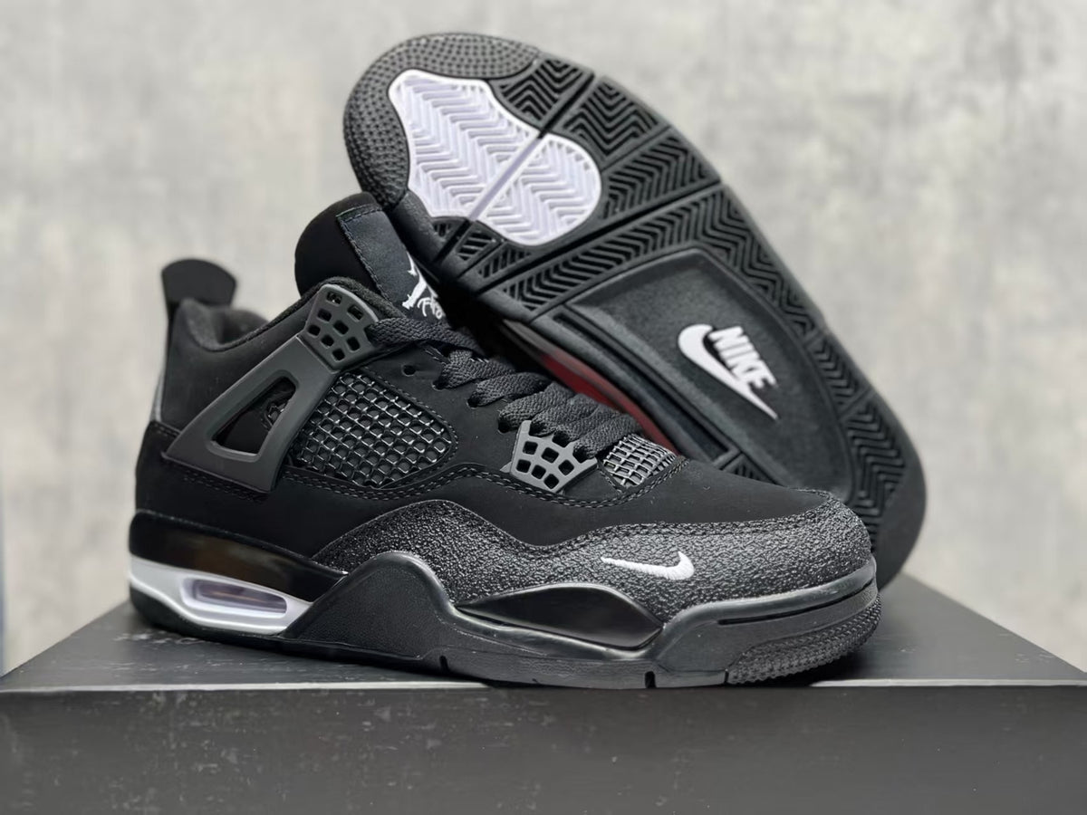 Air Jordan 4 Retro Black Motorsport 36‑47.5 Half‑Sizes