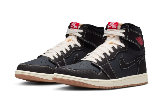 Air Jordan 1 Retro High OG Flight Club Mens - Black  University Red-Sail    （185）