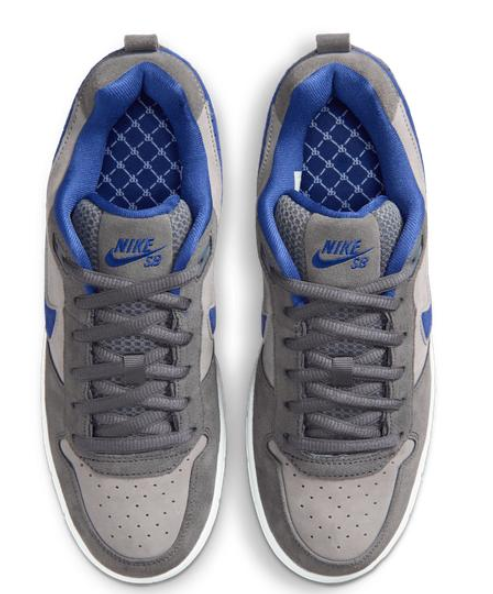 Nike SB Paul Rodriguez P-Rod Zoom Air Low Flint Grey - Deep Royal Blue(134)