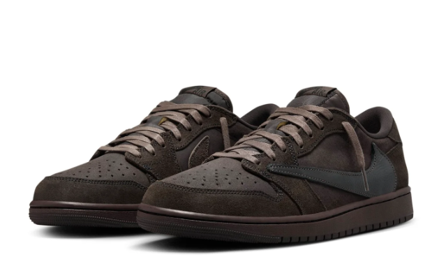 Air Jordan 1 Retro Low OG SP x Travis Scott 'Velvet Brown' DM7866-202  （525）