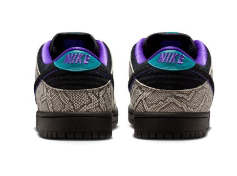 Nike SB Dunk Low Dashawn Jordan - Snake Skin  Black  Fierce Purple(140)