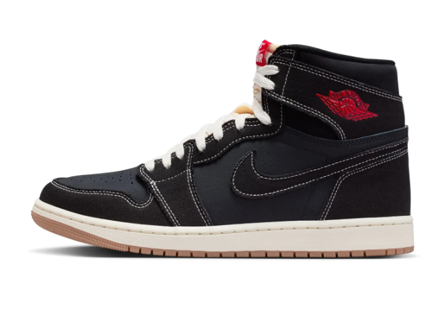 Air Jordan 1 Retro High OG Flight Club Mens - Black  University Red-Sail    （185）